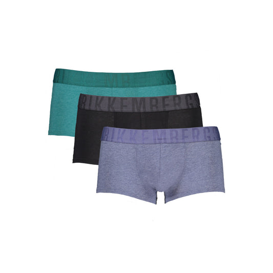 Boxer Bikkembergs Verde - Pack Triplo