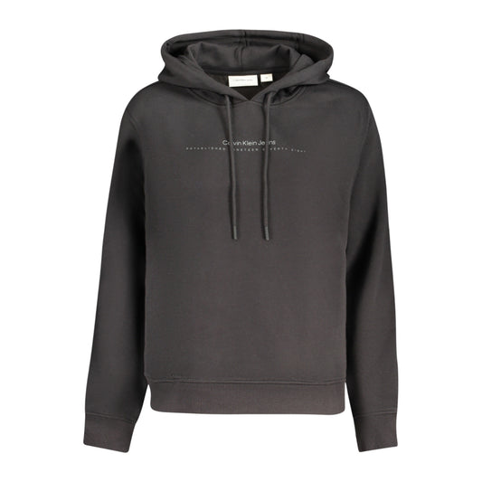 Sweatshirt Calvin Klein Sem Zíper Preta para Mulher 🖤 Estilo Minimalista e Aconchegante!